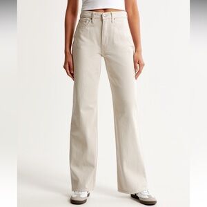NWT Abercrombie & Fitch High Rise Loose Jean 32L
